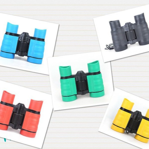 厂家批发望远镜4*30双筒 高倍高清  多彩儿童玩具望远镜 礼品望远