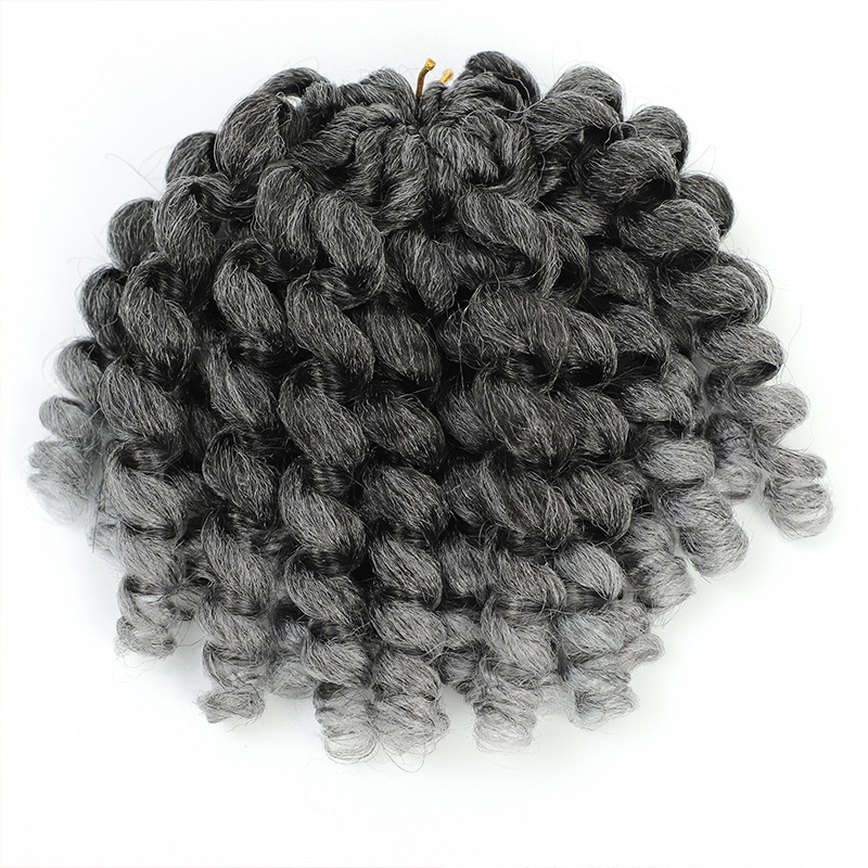 Perruque africaine bouclée, grande vague, cheveux courts, multicolore, reggae, tresse sale, petite perruque de printemps_voghion.com