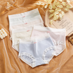 內褲女聚乳酸透氣中腰成人桑蠶絲簡約無痕純棉女士三角褲工廠批發