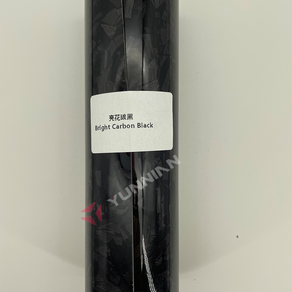 Auto Color Change Film – YUNNIAN Carbon Fiber Car - tpu-glossy-flower-carbon-black-1521m