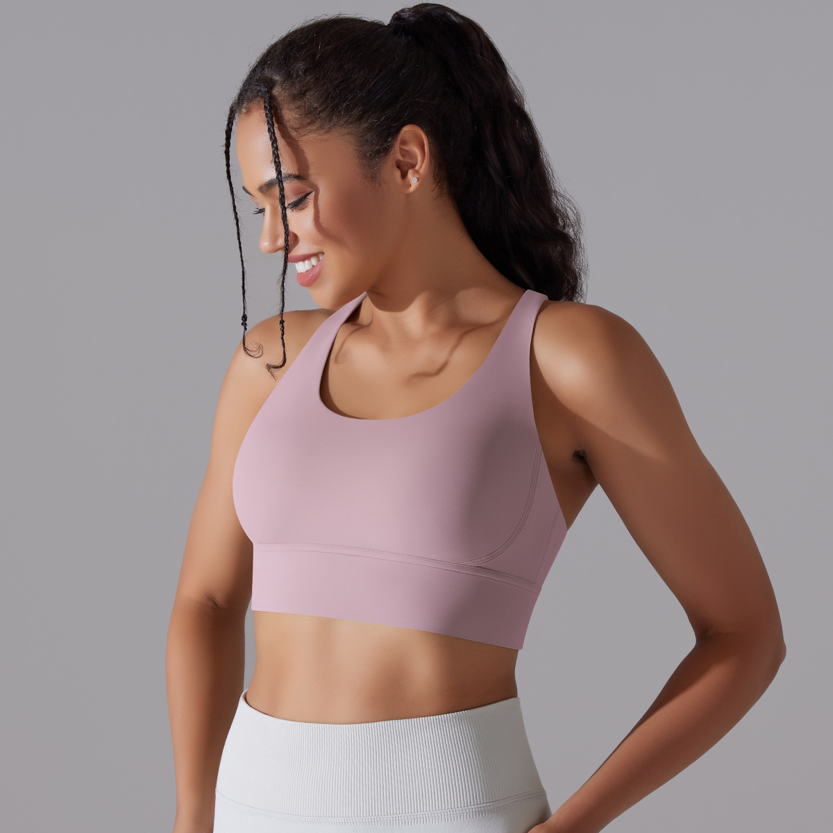 127g Weight Sleeveless Sleeve Length Nylon, Spandex Fabric Type Short Top Length Halter Crisscross Tank Tops Type Fitness, Yoga Occasion U Neck Neckline Solid Color Pattern Sports Style Sports Solid Color Nylon Spandex U Neck Active Tops Halter Crisscross Tank 49