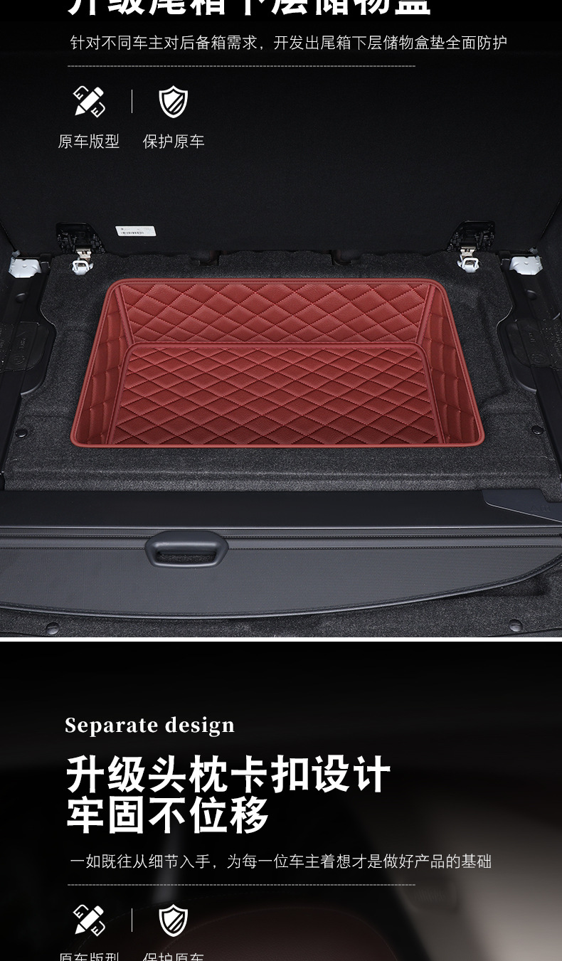 Suitable for Bmw x3 Trunk Mat Fully Surrounded 2023 New Bmw ix3 Rear Trunk Mat Decorative Supplies