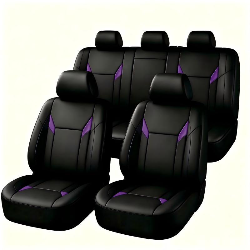 Universal Five-Seater Car Seat Cover Pu Leather Full-Cover Cushion Cover for All Seasons, Cross-Border Best-Selling Model 072 #