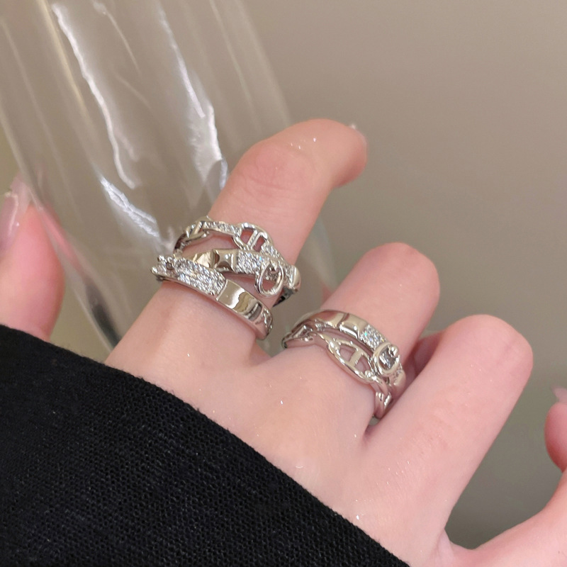S925 Sterling Silver Pig Nose Ring For Women, Adjustable, Niche, High-End, Light Luxury, Unique, Versatile, New Hand_voghion.com