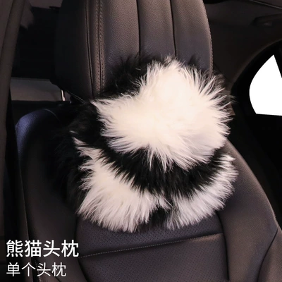 Wool pad – Panda Winter - a-panda-headrest