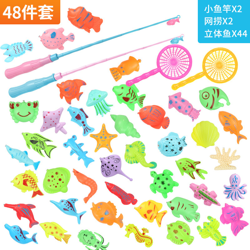 48-piece fishing set (no pool)