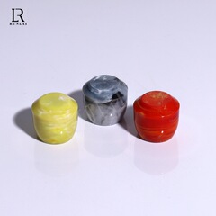 厂家现货15口彩色树脂材质香水盖化妆品包装分装用品 perfume cap