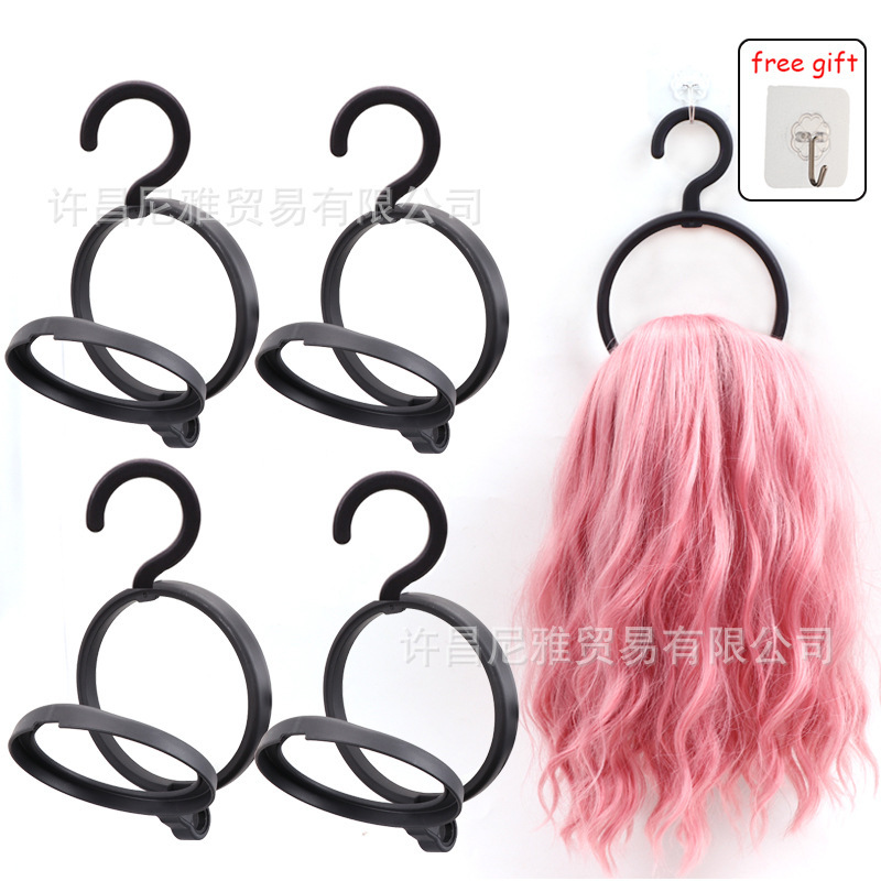 Foreign Trade Hanging Round Wig Hanger Hat Storage Hook Helmet Rack Scarf Bag Finishing Hook