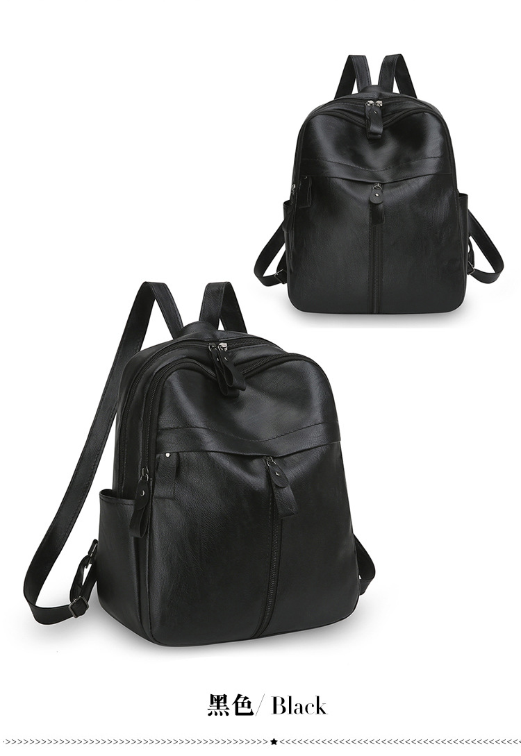 Koreanischer Doppelschultergurt Rucksack für Damen 2025 Neue Herbst- und Winterkollektion große Kapazität trendige Pendel- und Straßenrucksack modisch