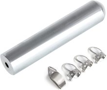 夏威夷电吉他音棒 80mm圆鼻实心滑棒+4食指金属拨片