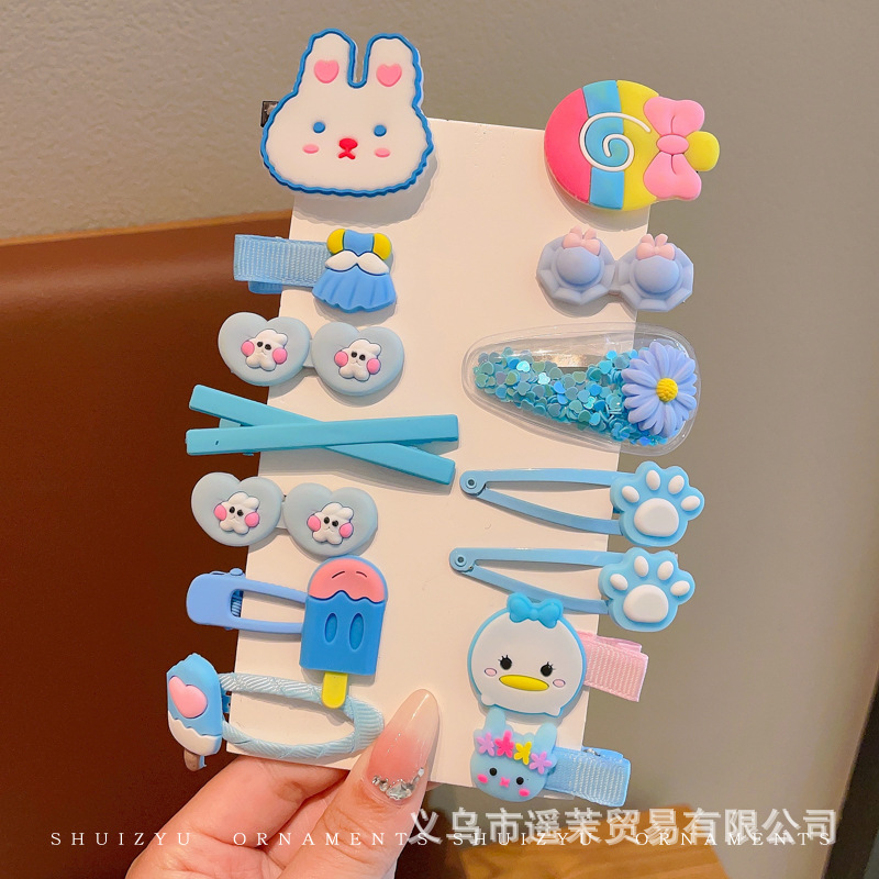 多巴胺儿童发夹女前额刘海夹鸭嘴夹头饰发卡碎发侧边卡子发饰夹子|undefined