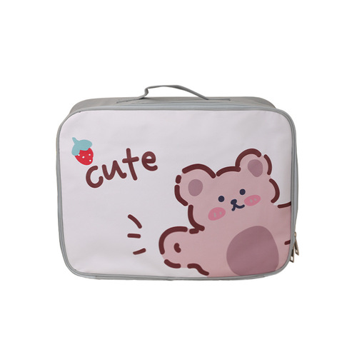 Portable waterproof portable travel storage bag with trolley clothing storage bag luggage bag trolley bag wholesale