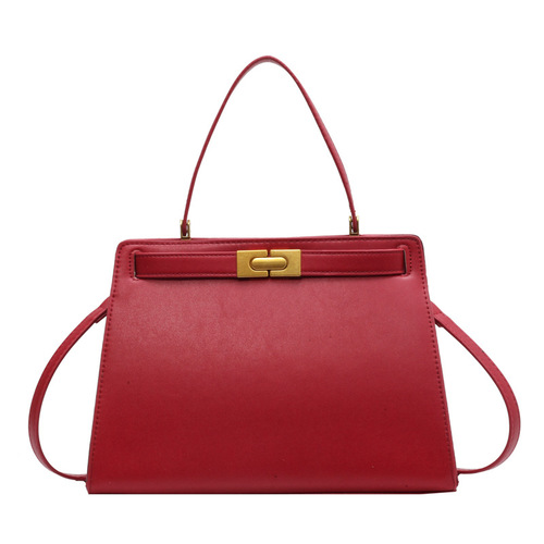 High-end  autumn and winter new fashion crossbody bag portable small square bag bridal bag wedding bag Kelly bag for women