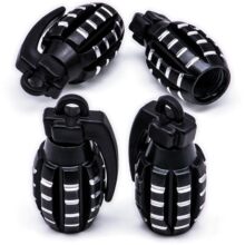 汽车/摩托车手雷气门嘴帽配件 彩色铝合金防尘盖气阀帽气门盖现货