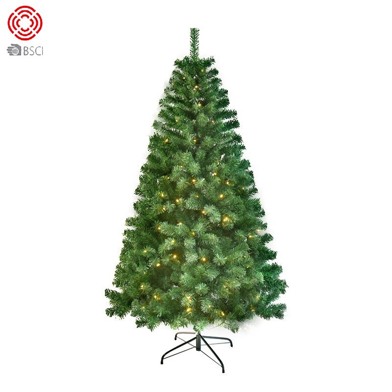 亚马逊加密环保PVC大型圣诞树1.8米 圣诞节装饰 源头厂家来样生产