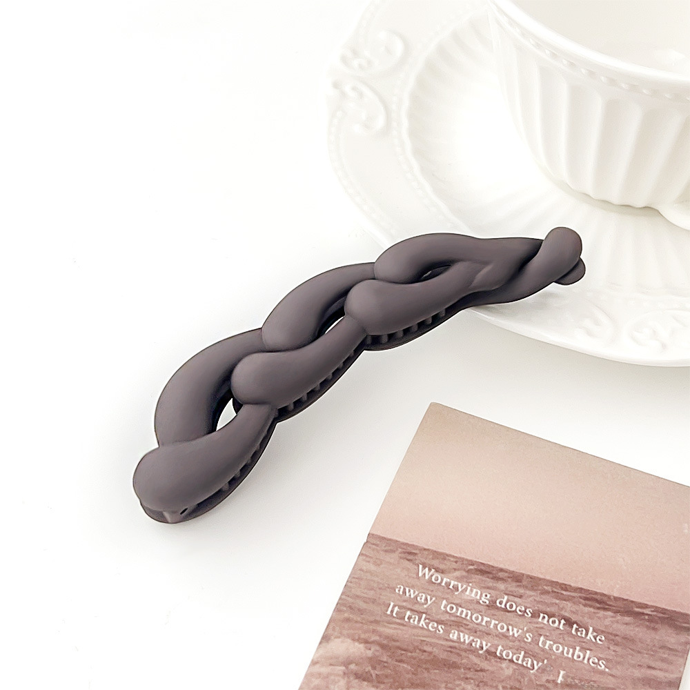 Barrette banane minimaliste pour queue de cheval haute mate_voghion.com