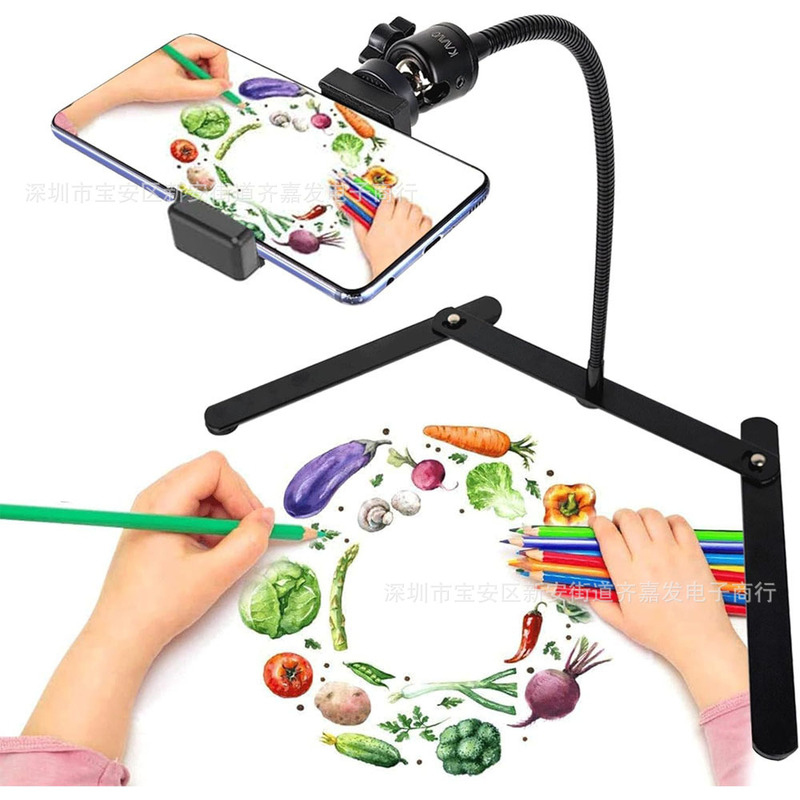 New Desktop Online Teaching Live Streaming Stand, Desktop Video Recording Stand, Food Preparation Demonstration and Painting Stand