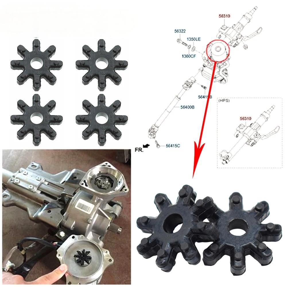 汽车配件大全方向机转向柱配件转向机齿轮胶套胶轮 563152K000FFF