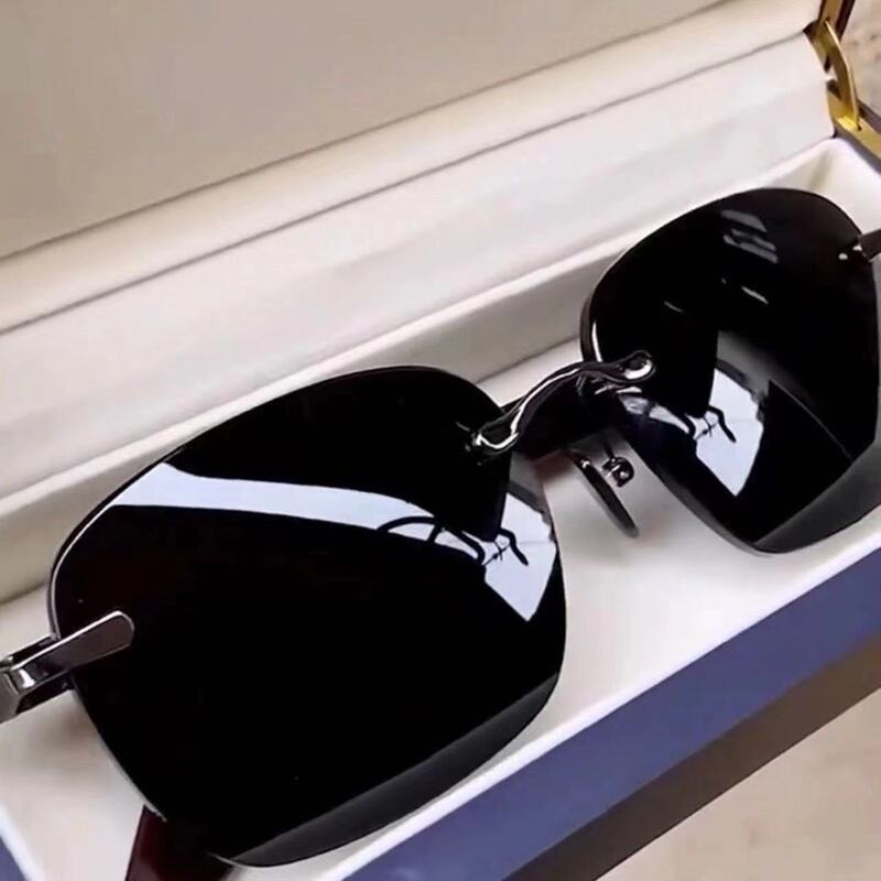 [Emperor] 2024 new driving fishing sunglasses men's temperament men's special frameless sunglasses men