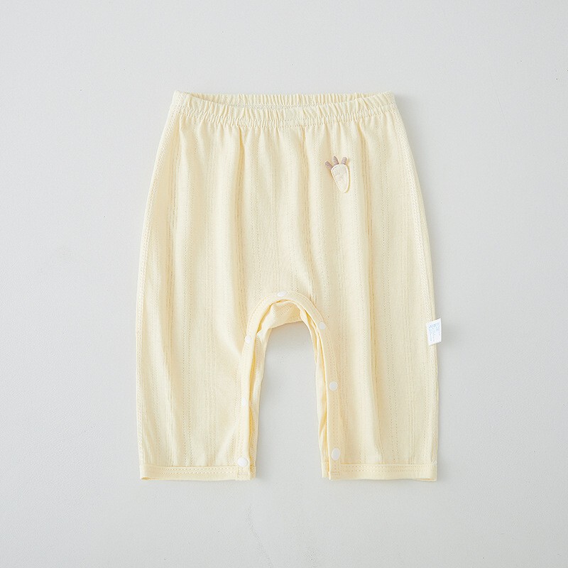 Baby Pants Summer Thin Breathable Non-release Snaps Class A Pure Cotton Baby Bottoming Pants Newborn Baby PP Pants