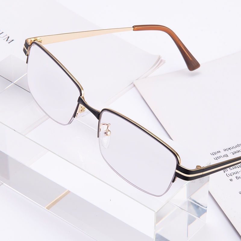 男性用の色が変わる老眼鏡、遠近両用、中高年向けの女性用高級高精細老眼鏡、スマートな抗青色光および抗放射線|undefined