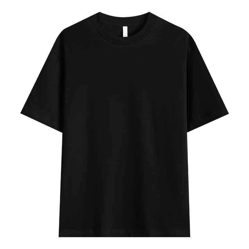 230g コーマ糸使用のタイトなセリオ紡績Tシャツ、無地、通気性があり快適で型崩れしない、メンズ用ラウンドネック半袖インナーシャツ|undefined