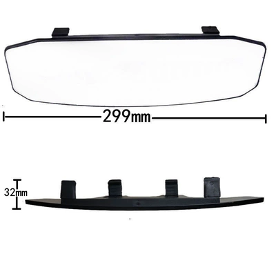 Car Wide-Angle Rearview Mirror Auxiliary Other Automotive Interior Supplies - real-glass-curved-mirror-large