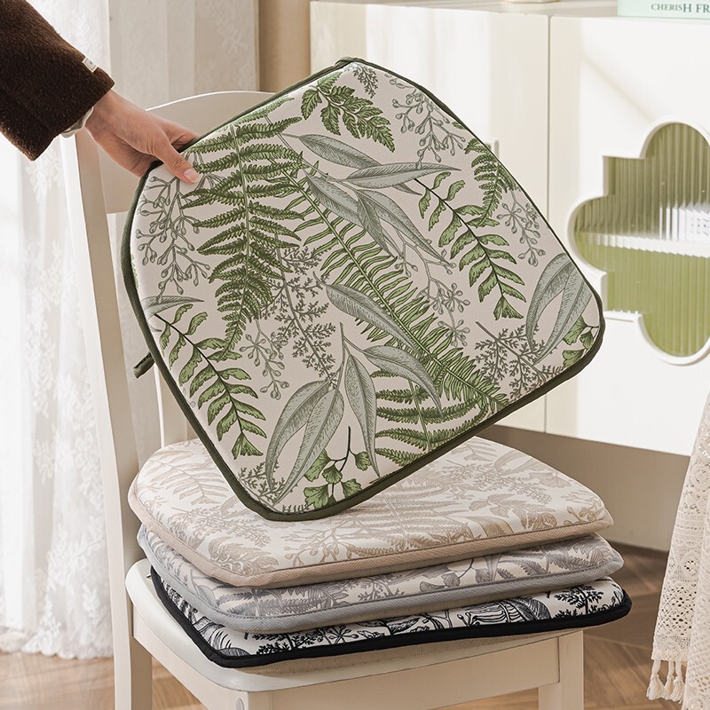 Mirolan All-Season Universal Sponge Seat Cushion Thickened Plush Horseshoe-Shaped Butt Cushion Dining Chair Cushion Office Cushion