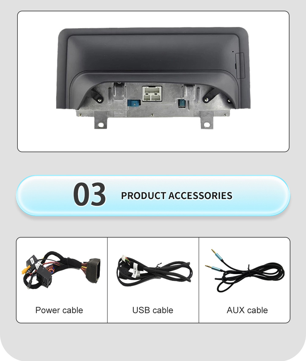 10.25 "Wireless CarPlay Display for 3 Series/4 Series NBT Radio Player Linux Touch Screen