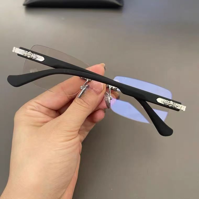 25g Weight Frameless Glasses Structure Sunglasses Classification Plastic Lens Material Square Glasses Style Casual, Daily Occasion Solid Color Pattern All Seasons Season Unisex Gender Simple Style Style Gold, Silver Color Simple Style Solid Color Plastic Square Frameless Optical Glasses 9