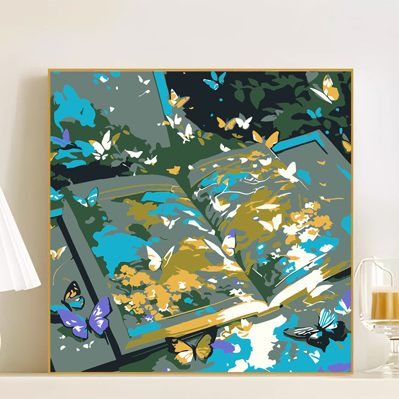 LL096 / 20*20CM（画笔+颜料+绷好内框）