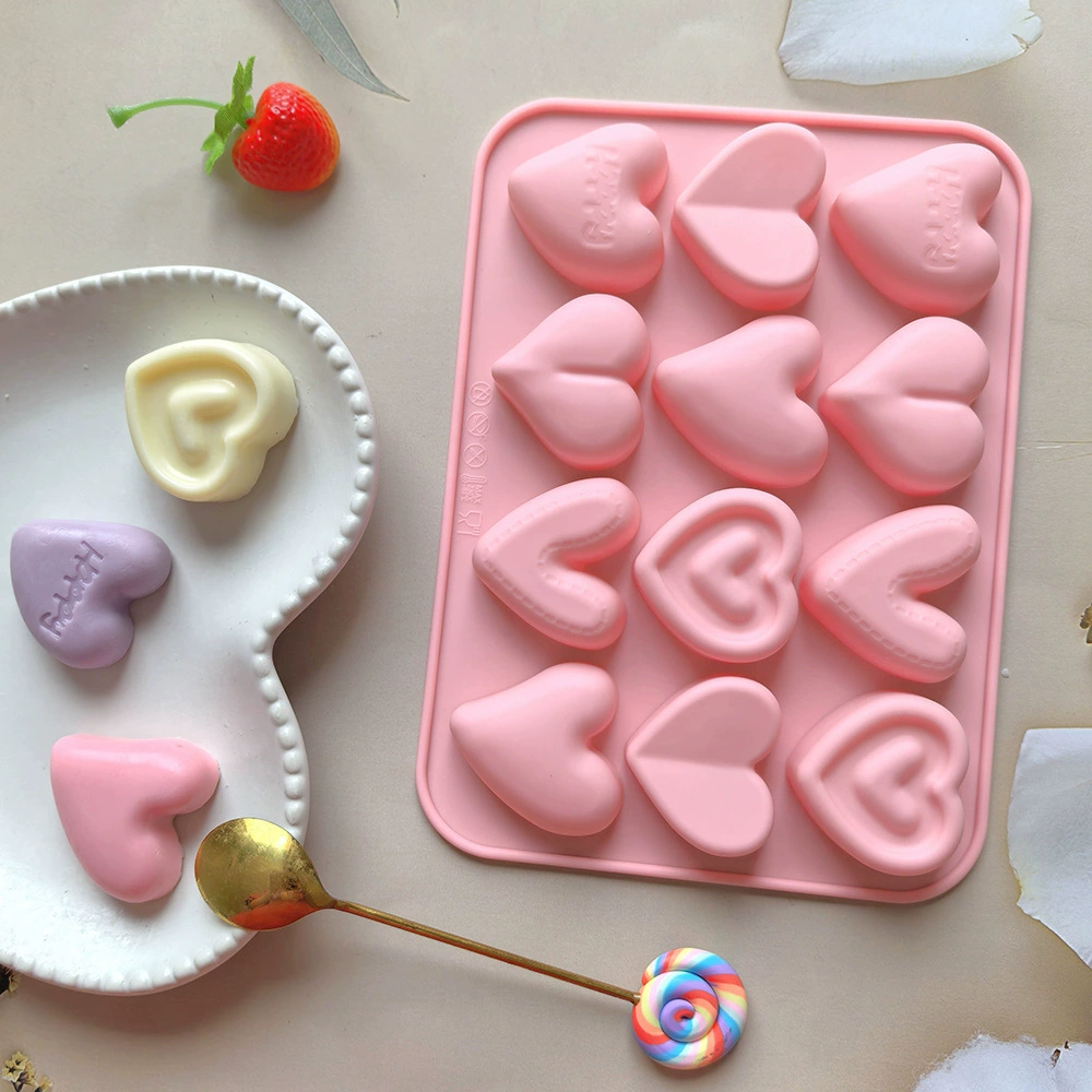 12 даже 6 любовных 701 конфеты шоколадные силиконовые формы DIY выпечка печенья торт украшения формы ледяной решетки