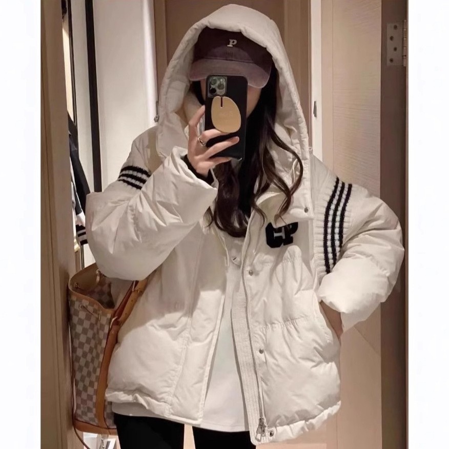 Gordo MM americano ropa de algodón de alta calle parejas de invierno explosión de nuevo estilo para aprender ropa de algodón gruesa casual retro chaqueta de algodón suelta