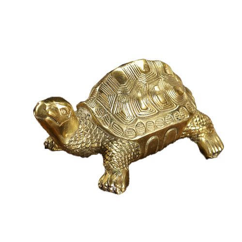 Manufacturer wholesale copper turtle ornaments longevity turtle Brazilian tortoise crafts gifts manufacturer wholesale