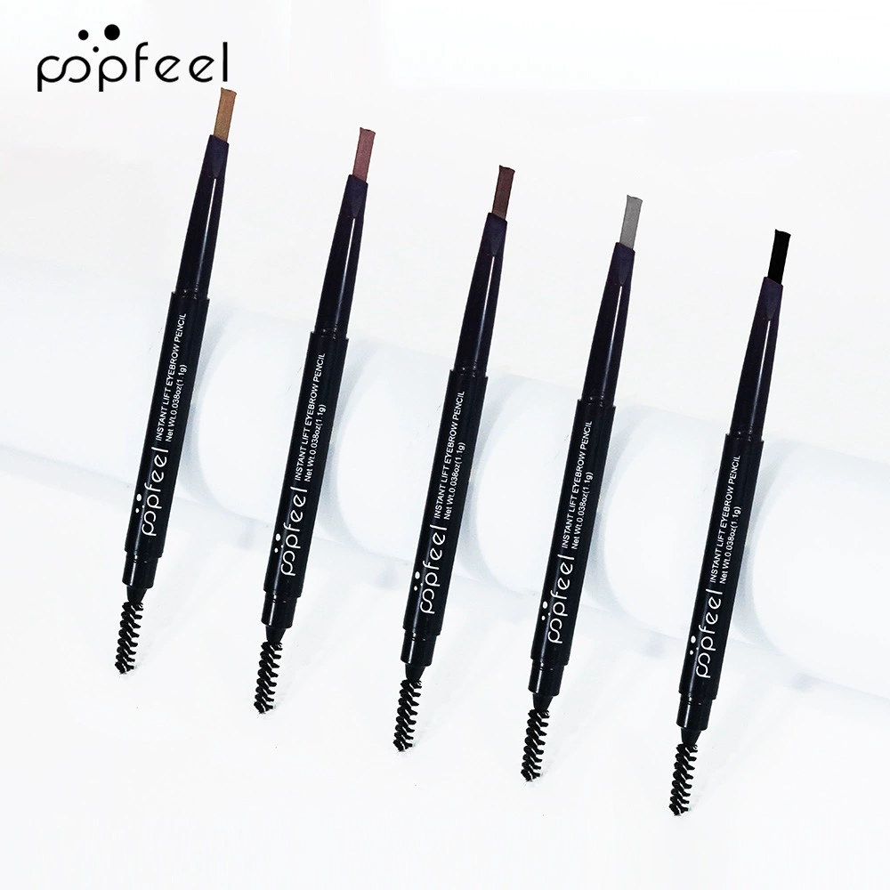 POPFEEL Double-sided automatic eyebrow pencil, makeup primer, protects against sweat, no smudge