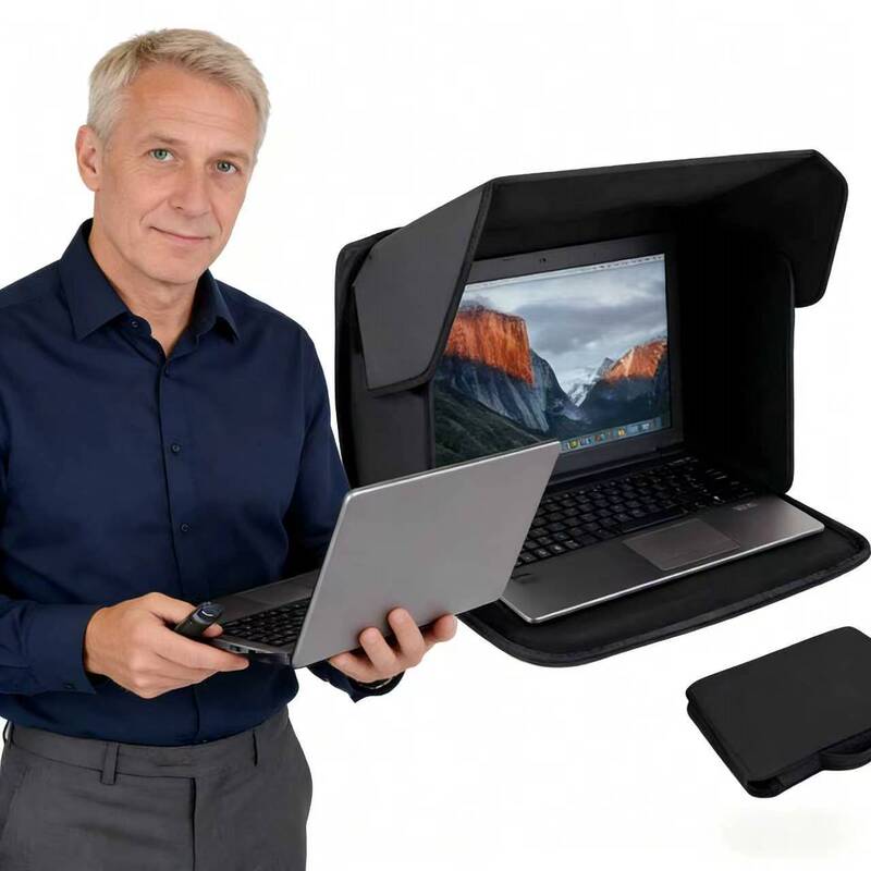 Laptop Sunshade Outdoor Portable Foldable Monitor Sunshade 16inch Anti-Glare for Computers