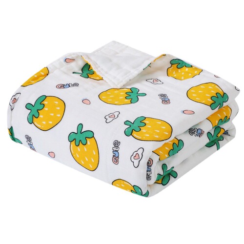 Category A 90*90cm baby blanket cotton gauze bath towel six-layer infant newborn baby quilt floor stall supply