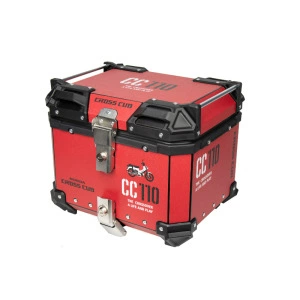 decal tail box electric car – Motorcycle trunk - 36l-tail-box-red