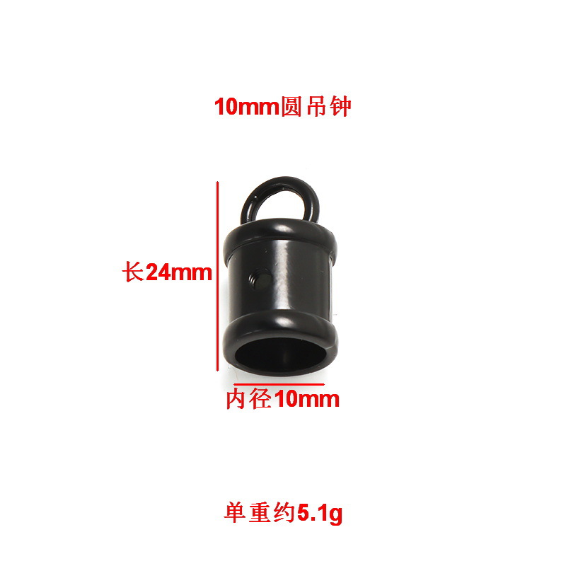 Spot aleación de zinc natación negro reloj colgante accesorios de cuerda de cubo cuerda de correa de tejido cola hebilla de reloj colgante octogonal