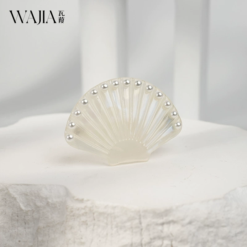 Крабовая булавка с жемчужиной, заколка для волос, акула, Hairpin, французский стиль, стиль легкой роскоши, стиль высокого качества