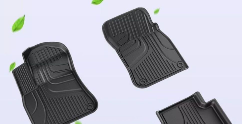 Cayenne car floor mats, Porsche Cayenne floor mats, upTPE model, fully specialized for new energy vehicles, ecoenne11 black
