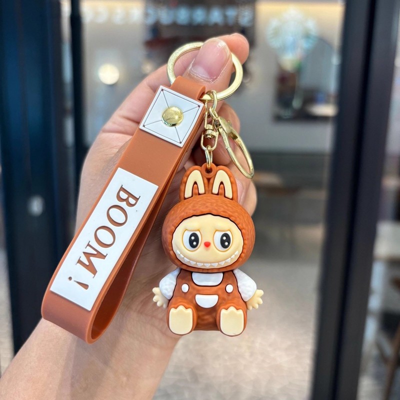 クリエイティブホットスタイルラブブキーホルダー漫画リトルシープペンダントおもちゃベビーグラバーかわいいキーチェーンリング卸売|undefined