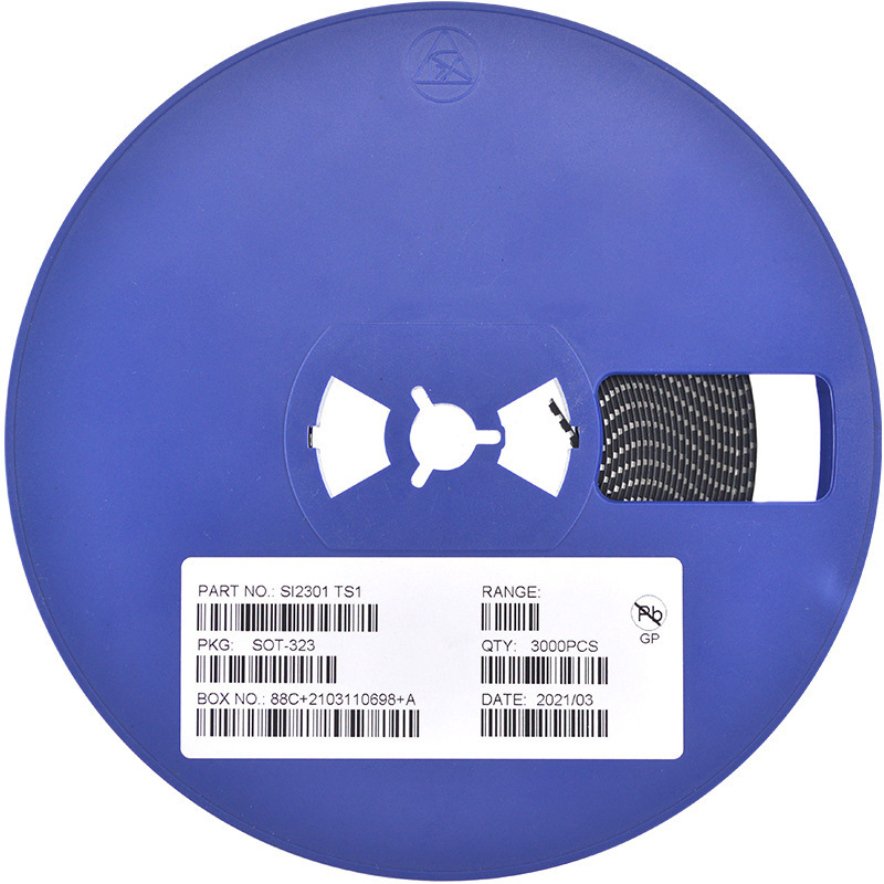 SI2301W 丝印TS1 2.3A/20V SOT-323 P沟道MOS管 TWS无线蓝牙耳机