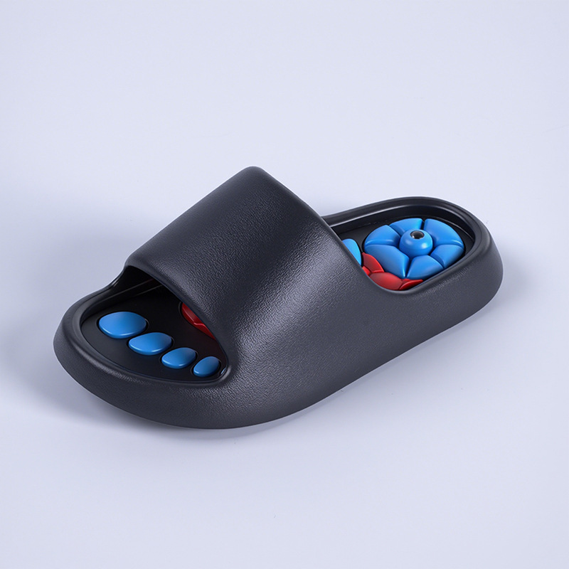 Pantofole da casa da donna con piastra per agopressione di alta qualità per massaggio plantare, comodi sandali estivi casual antiscivolo_voghion.com