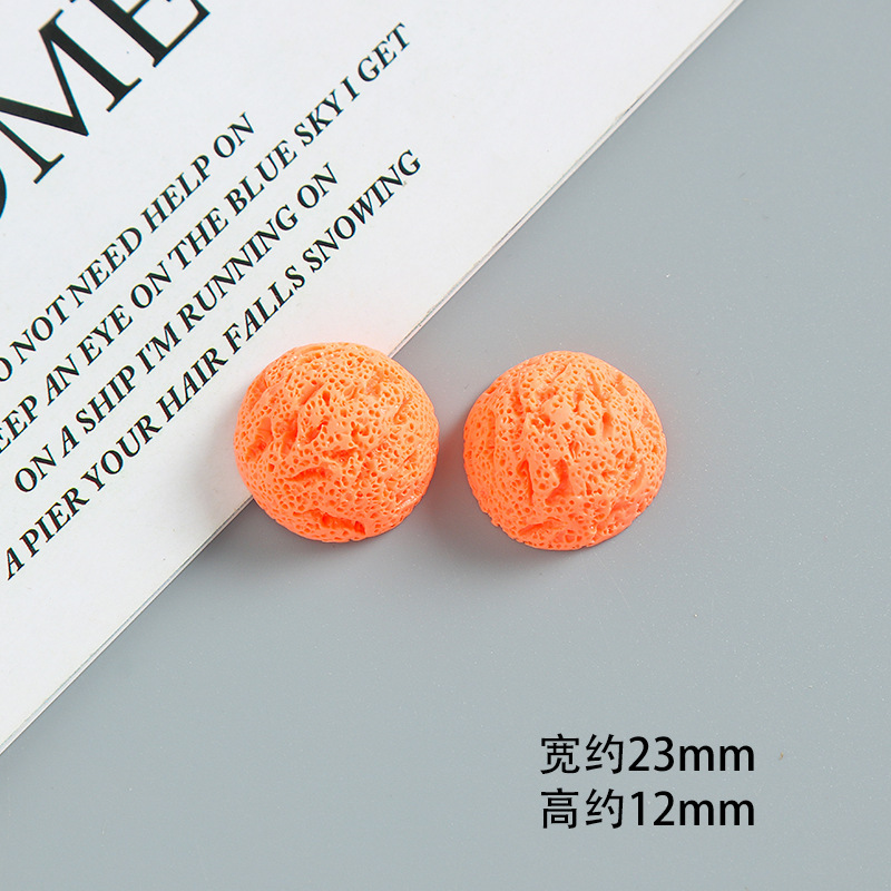 diy 模擬食品おもちゃアイスクリーム半円形アイスクリームボール手作りクリーム接着剤携帯電話ケースヘアピンジュエリー樹脂アクセサリー|undefined