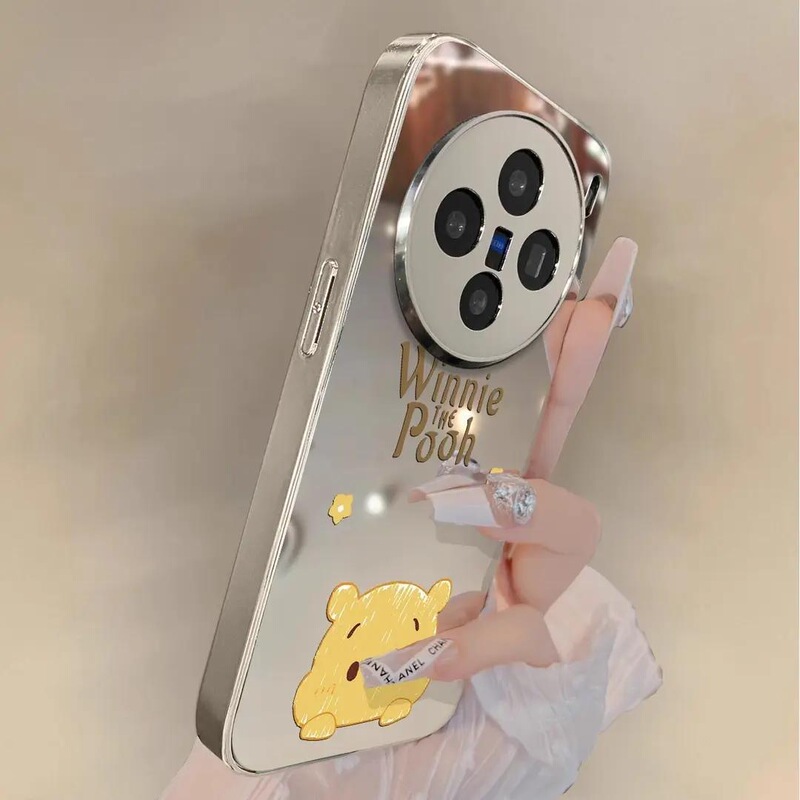 Suitable for Vivox200Pro Mobile Phone Case, High-Looking, Anti-Fall, Vivox100, Anti-Fall, 90, Female Winnie the Pooh Avatar