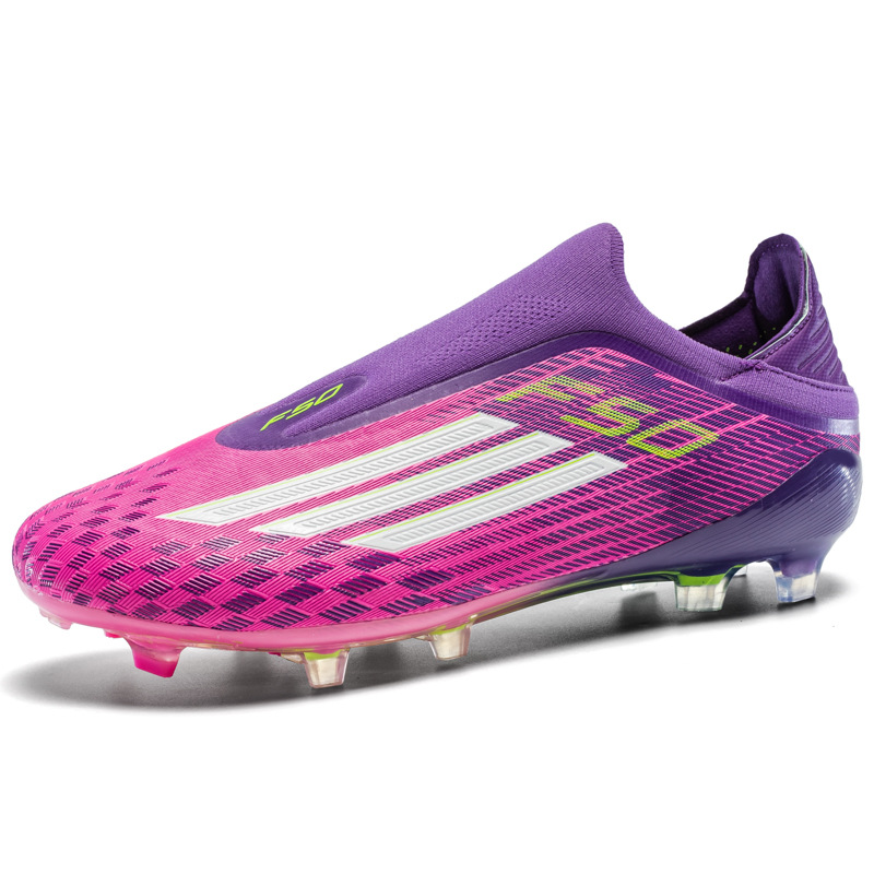 2025 nuevos clavos transfronterizos cortos de alta altura hombres y mujeres zapatos deportivos de entrenamiento juvenil zapatos de fútbol fábrica directa