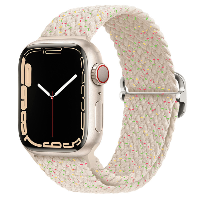 Nylon tejido para Apple iwatch456789 Apple ultra2 hebilla deslizante elástica S9 correa de reloj fabricante
