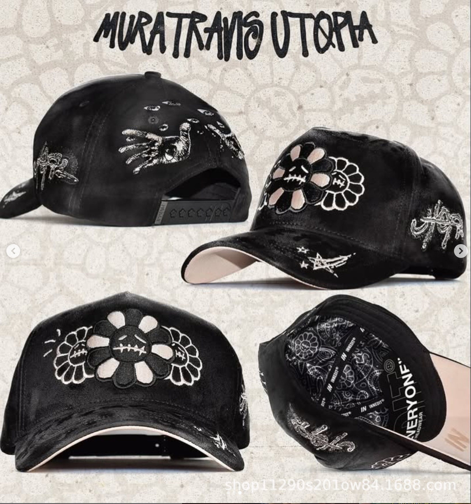 2025 explosión spot DANDY moda hip-hop tendencia gorra gorra de béisbol ajustable comercio exterior transfronterizo al por mayor