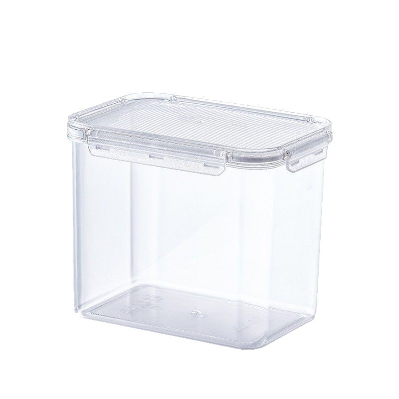 Caja de almacenamiento transparente PTE casera de cocina de frutas y verduras caja de almacenamiento y acabado de ingredientes congelados caja de preservación para refrigerador